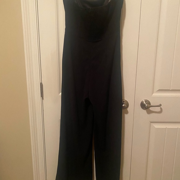 Entro Black Strapless Jumpsuit - Picture 3 of 6
